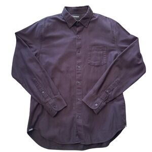 Bonobos Slim Fit Burgundy Button Down Shirt Men's L